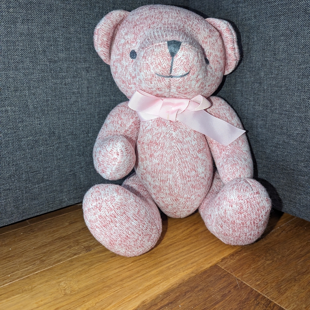 Classic Hallmark plush pink teddy bear